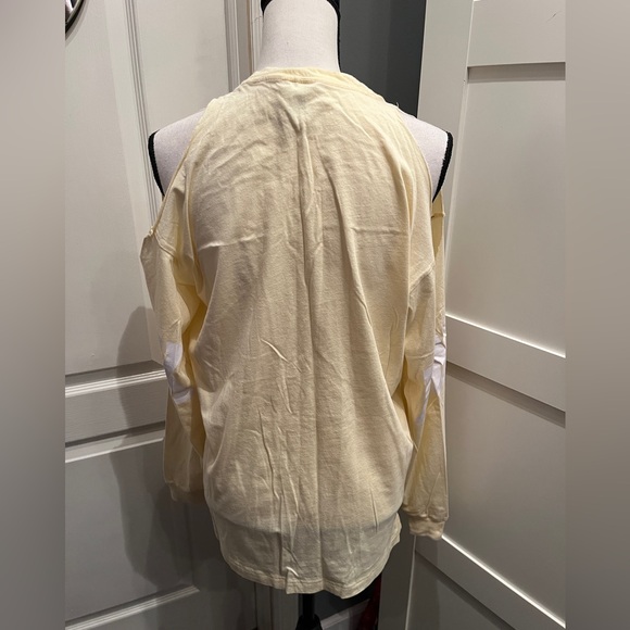 PINK Cold Shoulder Top - Picture 3 of 4